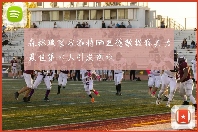 森林狼官方推特晒里德数据称其为最佳第六人引发热议